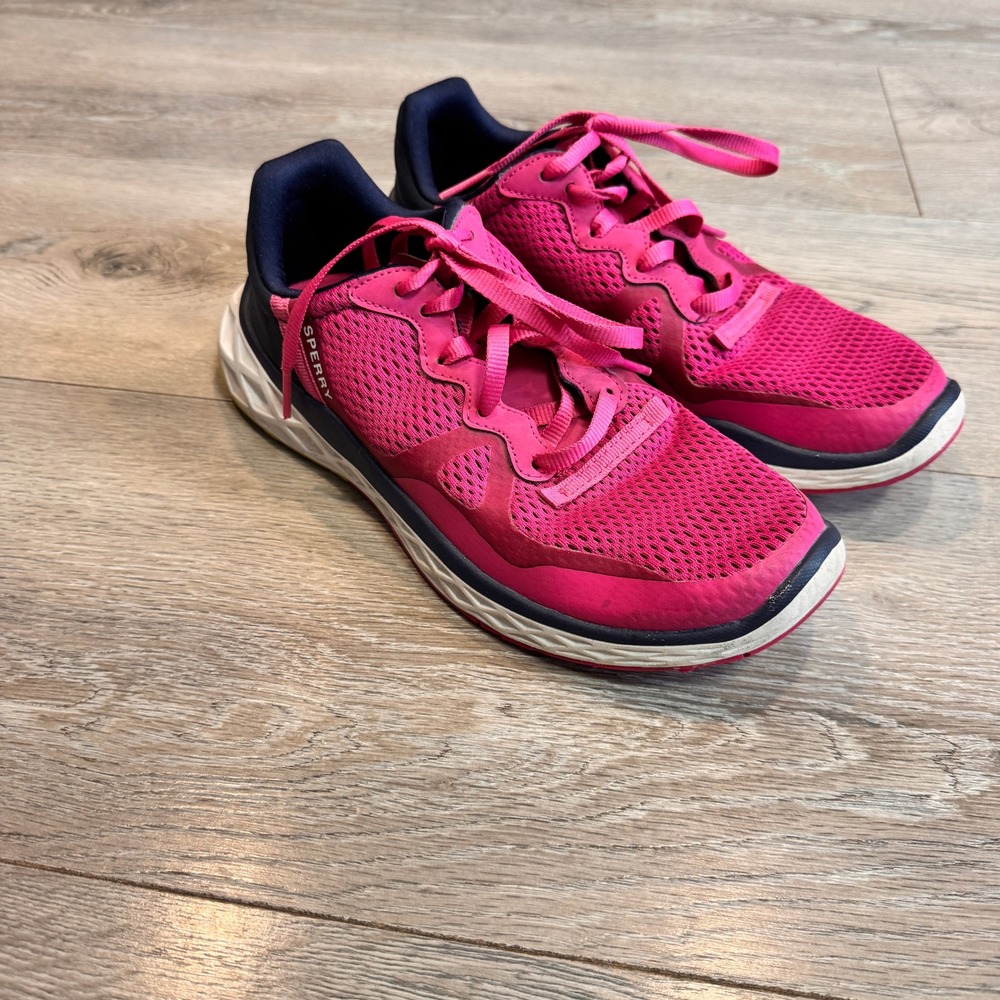 Sperry Headsail Womens Pink Athletic Sneakers Running Boat Sport Shoes Size 7.5